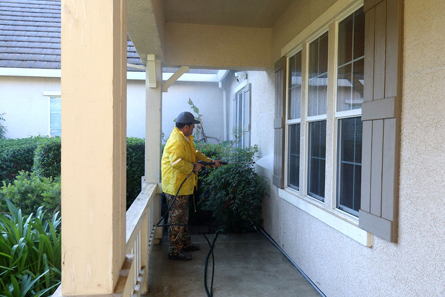 washing your home before painting